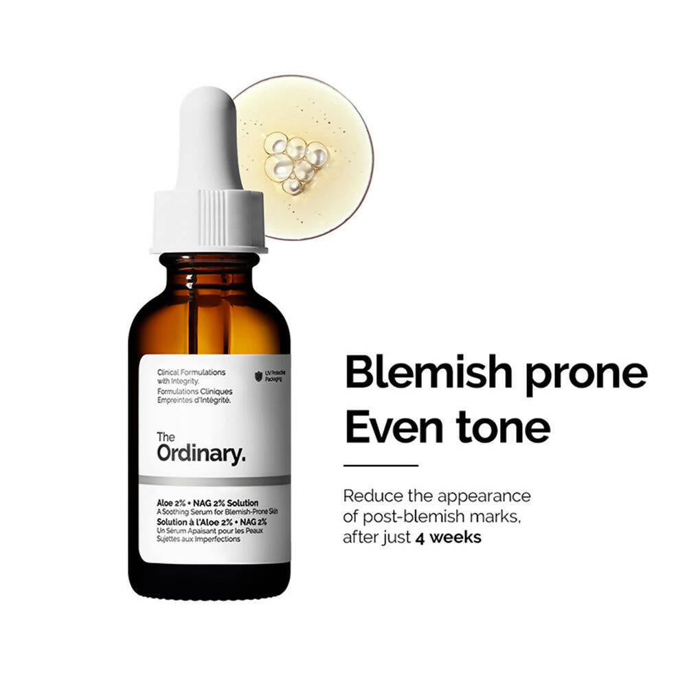 The Ordinary Aloe 2% + NAG 2% Solution (Serum)  Grab2Buy The Ordinary Grab2Buy
