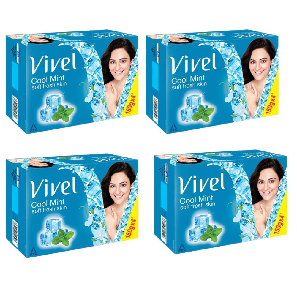 Vivel Cool Mint, Soft Fresh Skin Soap  Grab2Buy Vivel Grab2Buy