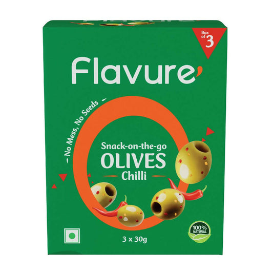 Flavure Snack-On-The-Go Olives Chilli 