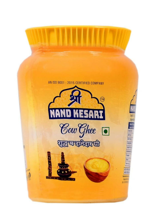 Shri Nand Kesari Pure Cow Desi Ghee | Vedic Bilona Method | Churned From Curd | Cow Ghee Pure, Healthy & Natural 