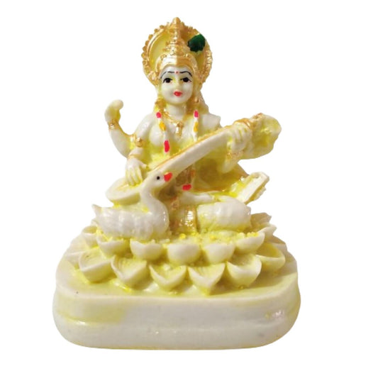 Goddess Handcrafted Saraswati Idol - Grab2buy