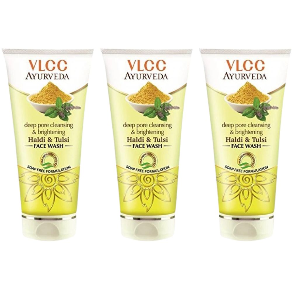 VLCC Deep Pore Cleansing & Brightening Haldi & Tulsi Face Wash  Grab2Buy VLCC Grab2Buy