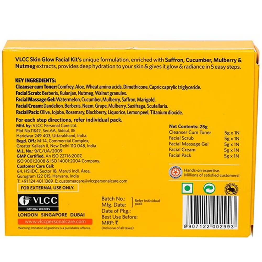 VLCC Skin Glow Facial Kit  Grab2Buy VLCC Grab2Buy