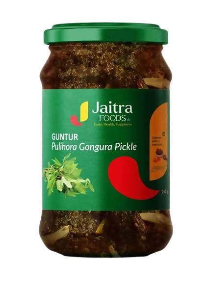 Jaitra Foods Guntur Pulihora Gongura Pickle - Grab2buy