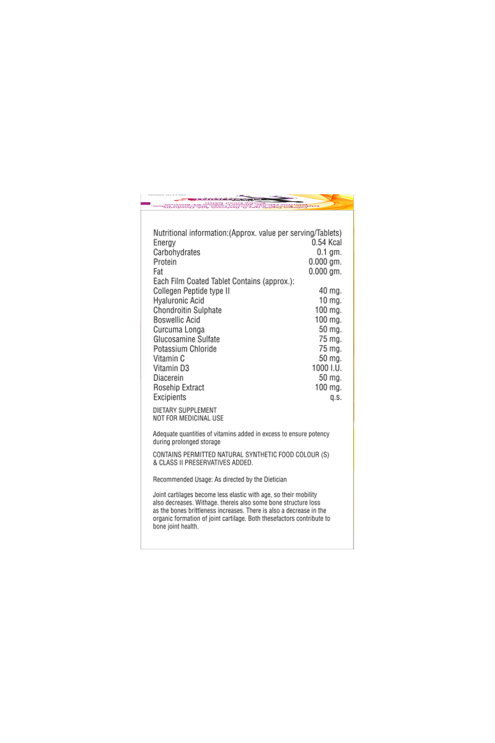 Shane Flaxojoint Tablets 