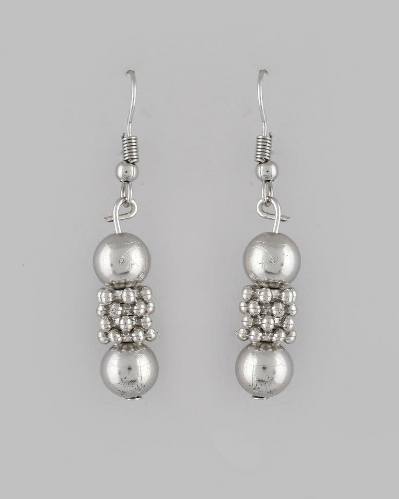 VOJ Women Oxidised Silver-Plated Peacock Jewellery Set - Grab2buy