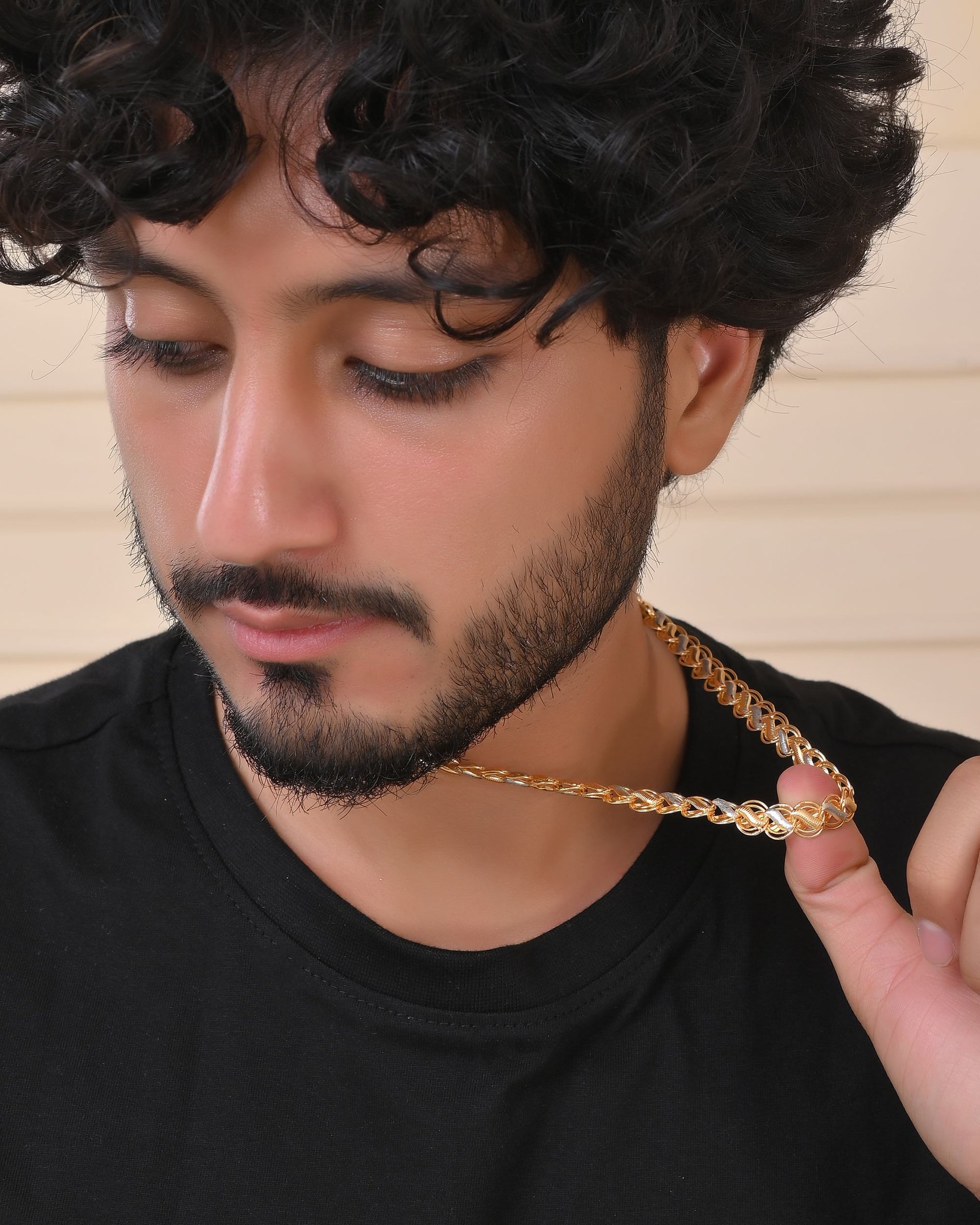 VOJ Men Dual-Plated Designer Chain 