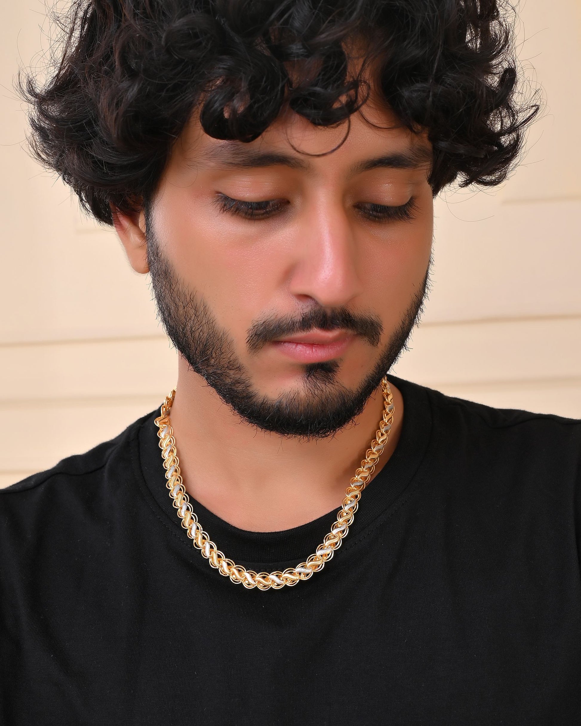 VOJ Men Dual-Plated Designer Chain 