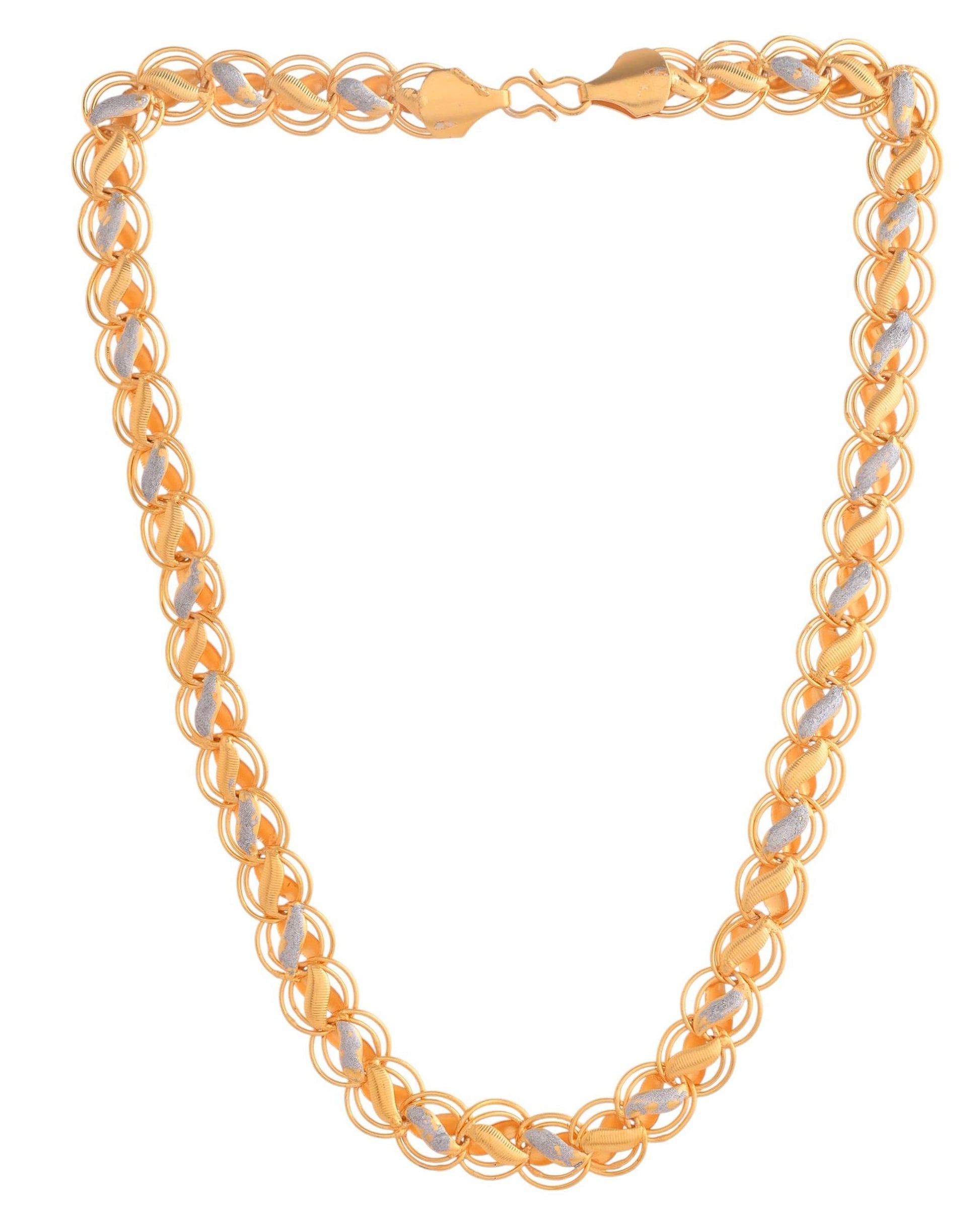 VOJ Men Dual-Plated Designer Chain 