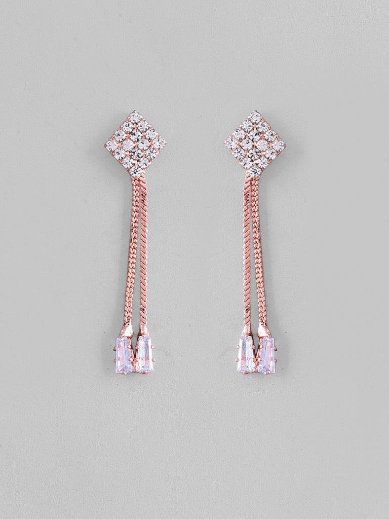 VOJ Rose Gold Plated Butterfly Design Pendant Set - Grab2buy