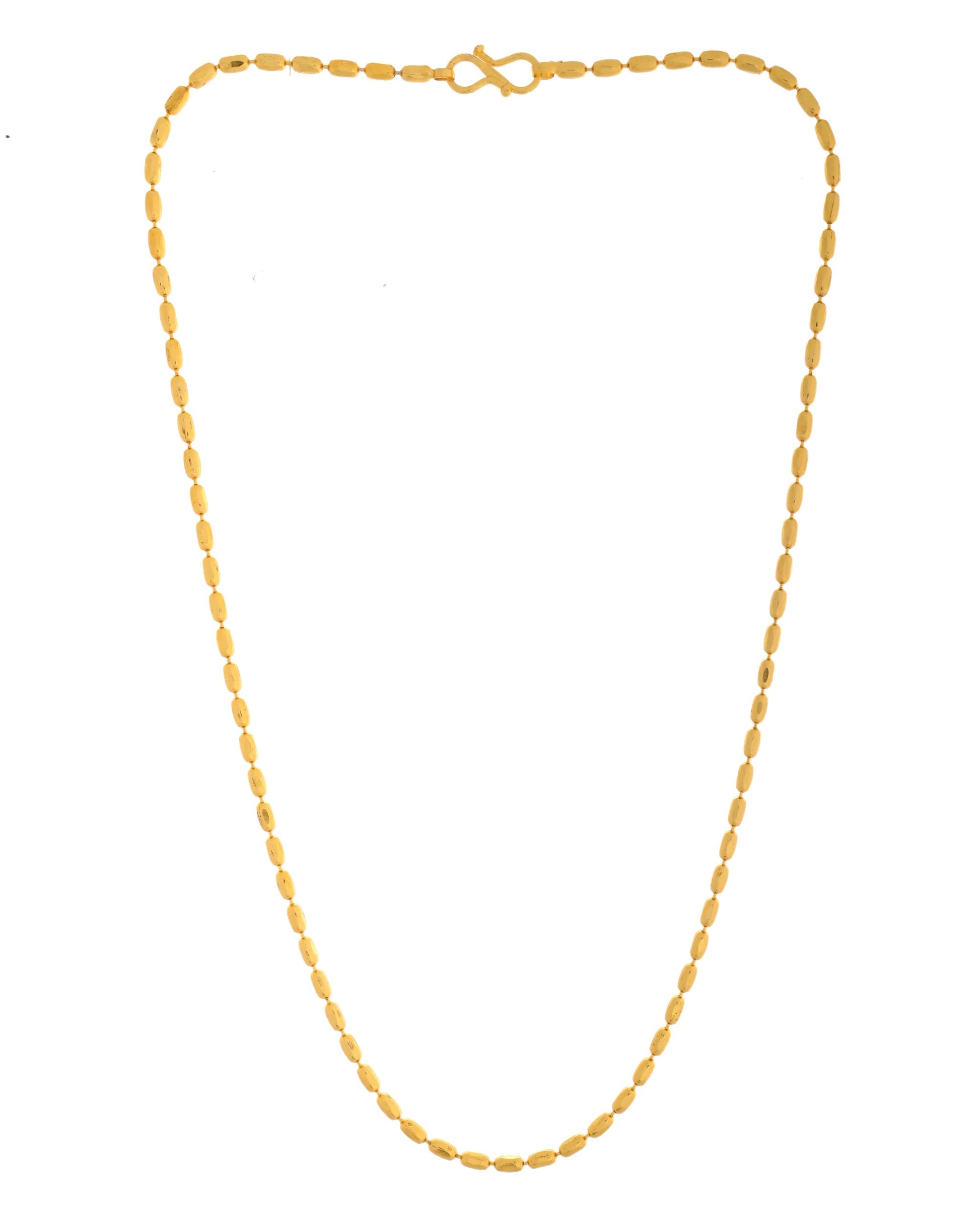 VOJ Gold Polished Designer Stainless Steel Chain For Men 