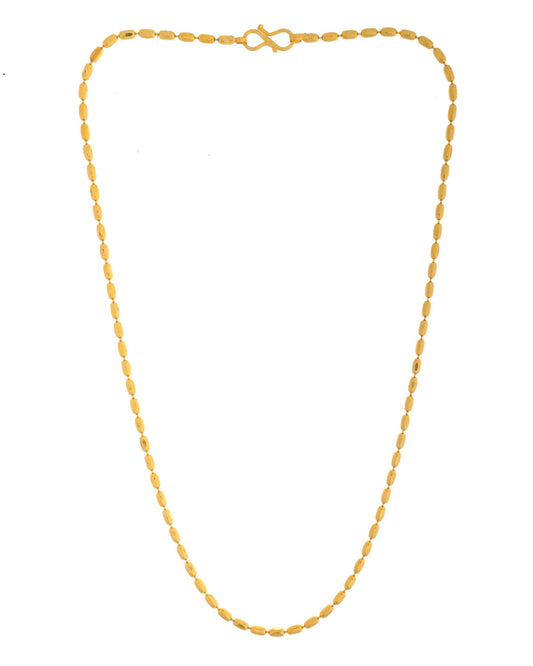 VOJ Gold Polished Designer Stainless Steel Chain For Men 