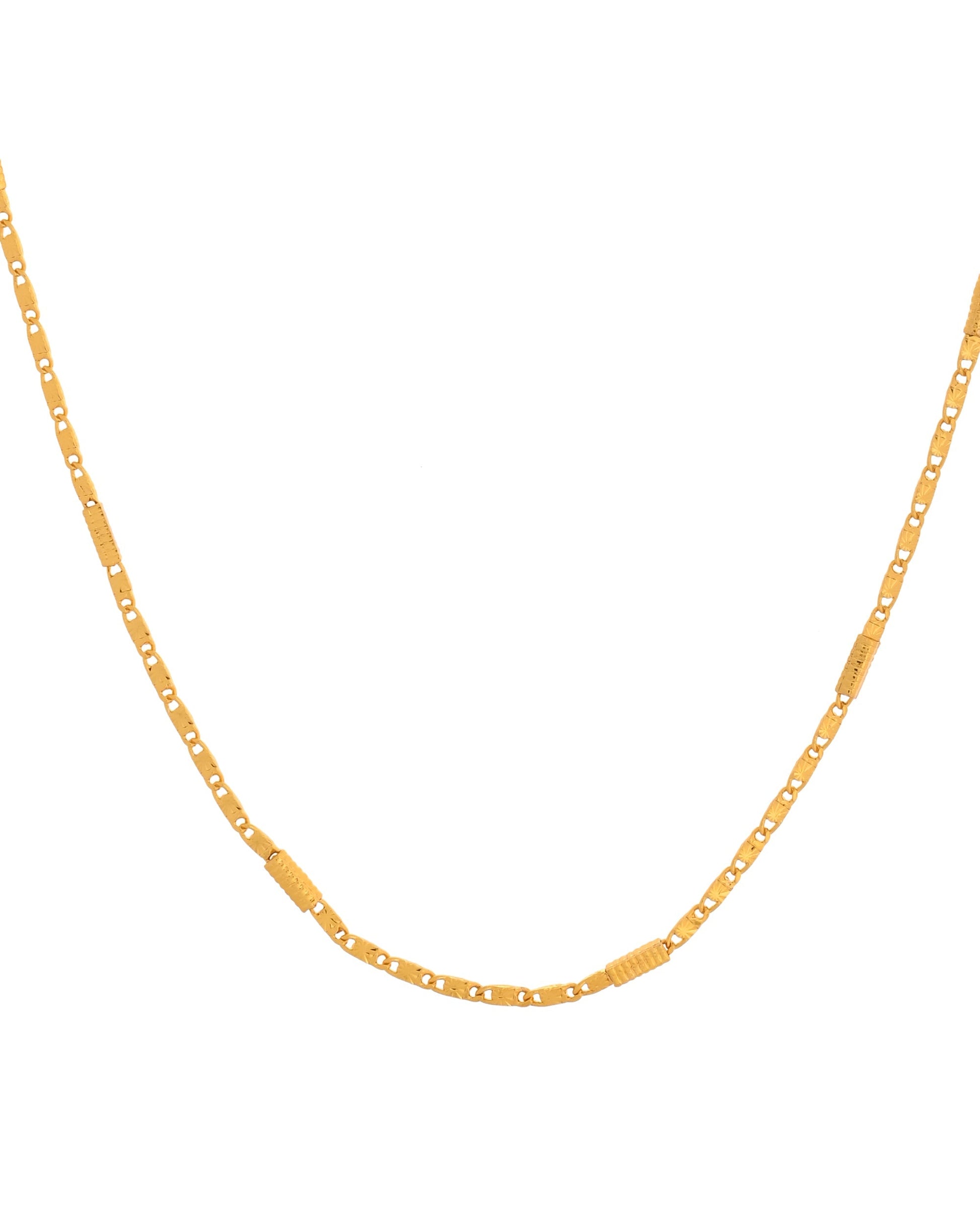 VOJ Pipe Shaped Classic Chain For Women 