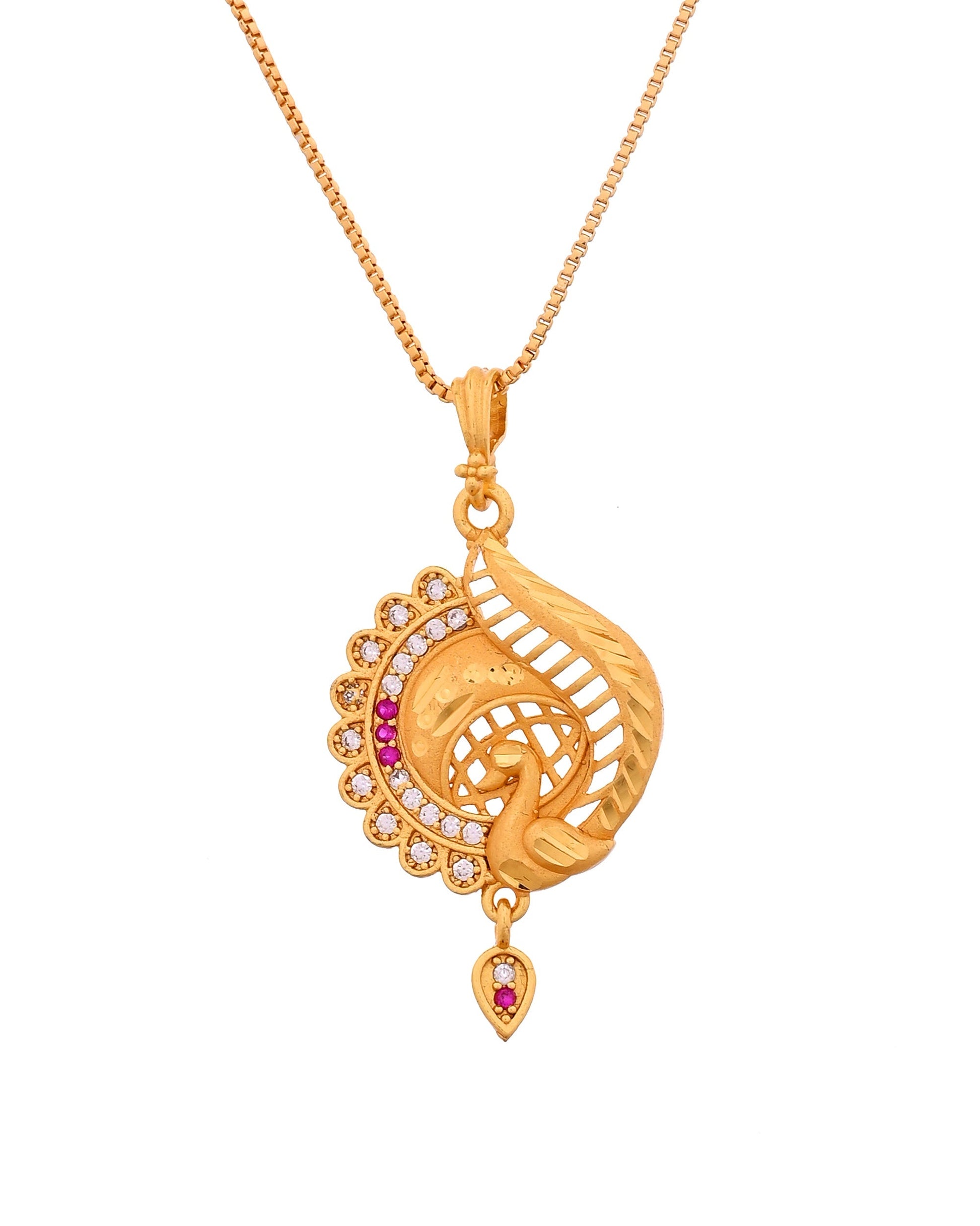 VOJ Gold Plated Elegant Design Chain Set  Grab2Buy VOJ Grab2Buy