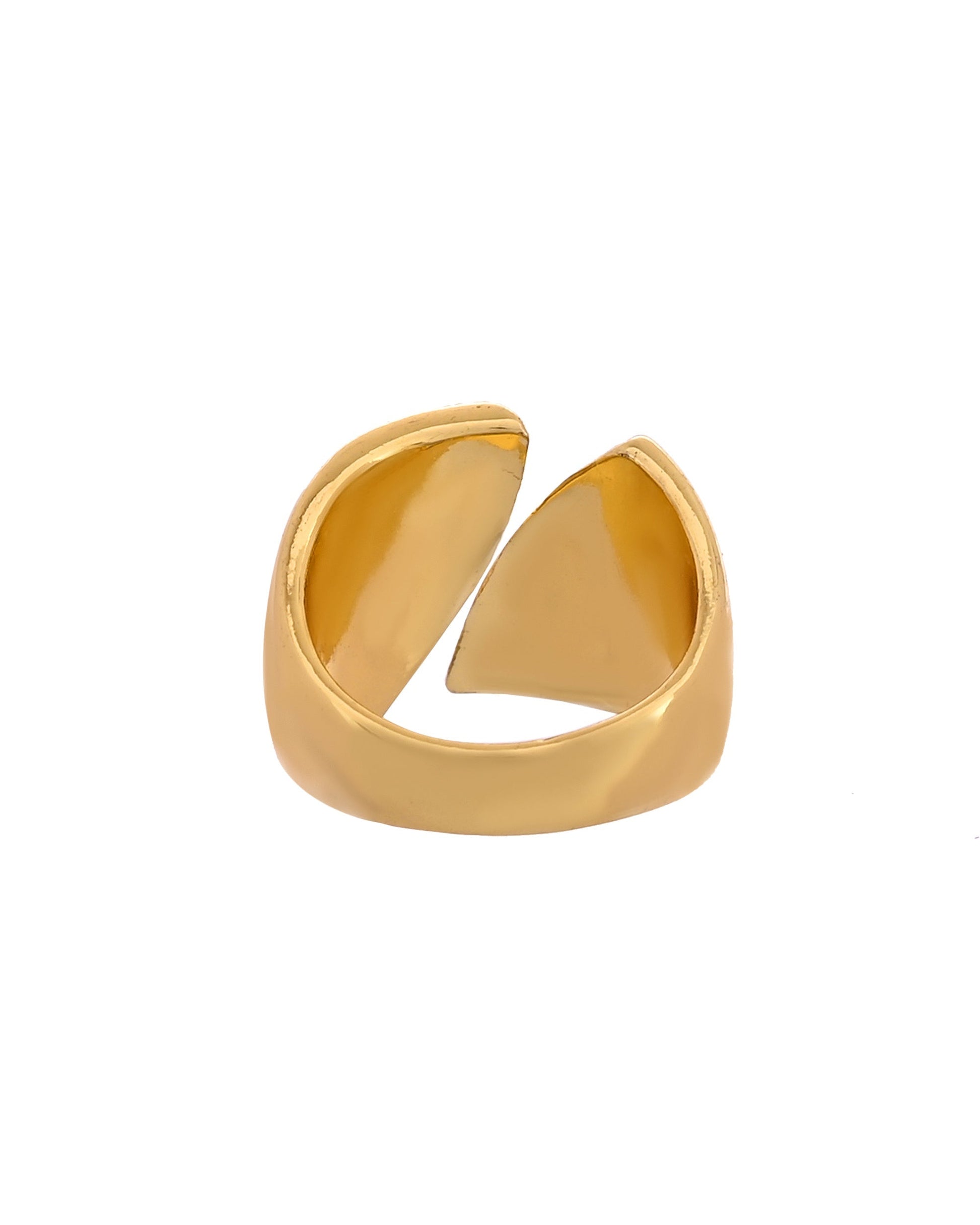 VOJ Gold Plated Adjustable Ring For Women  Grab2Buy VOJ Grab2Buy