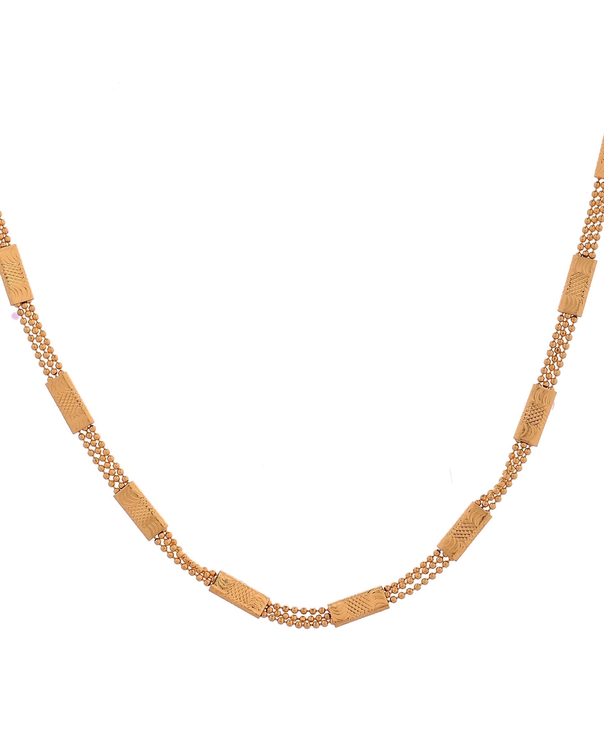 VOJ Gold Plated Rectangular With Multi Layer Chain For Men  Grab2Buy VOJ Grab2Buy