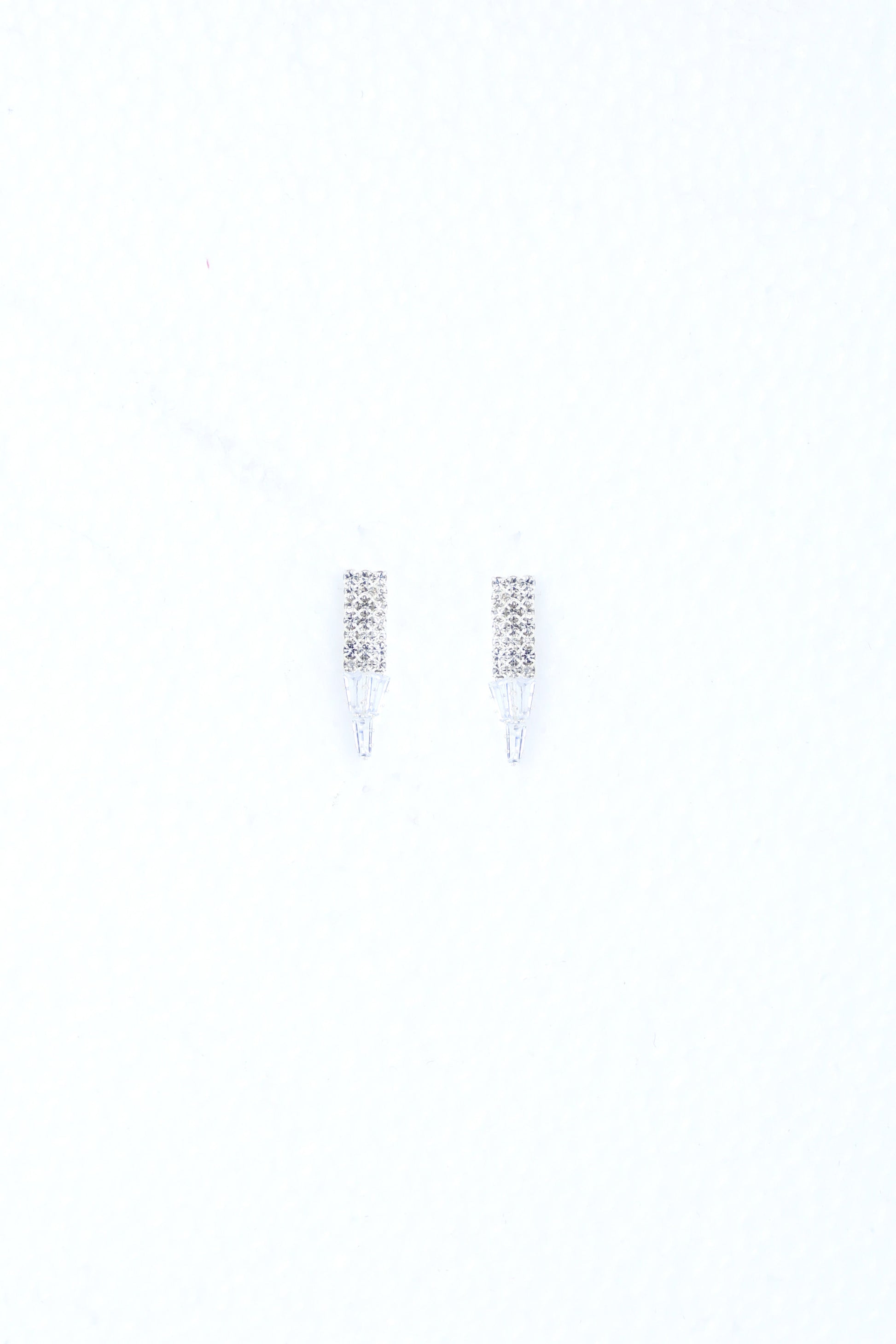 VOJ Silver Plated Stone Studded Necklace And Earring Set - Grab2buy