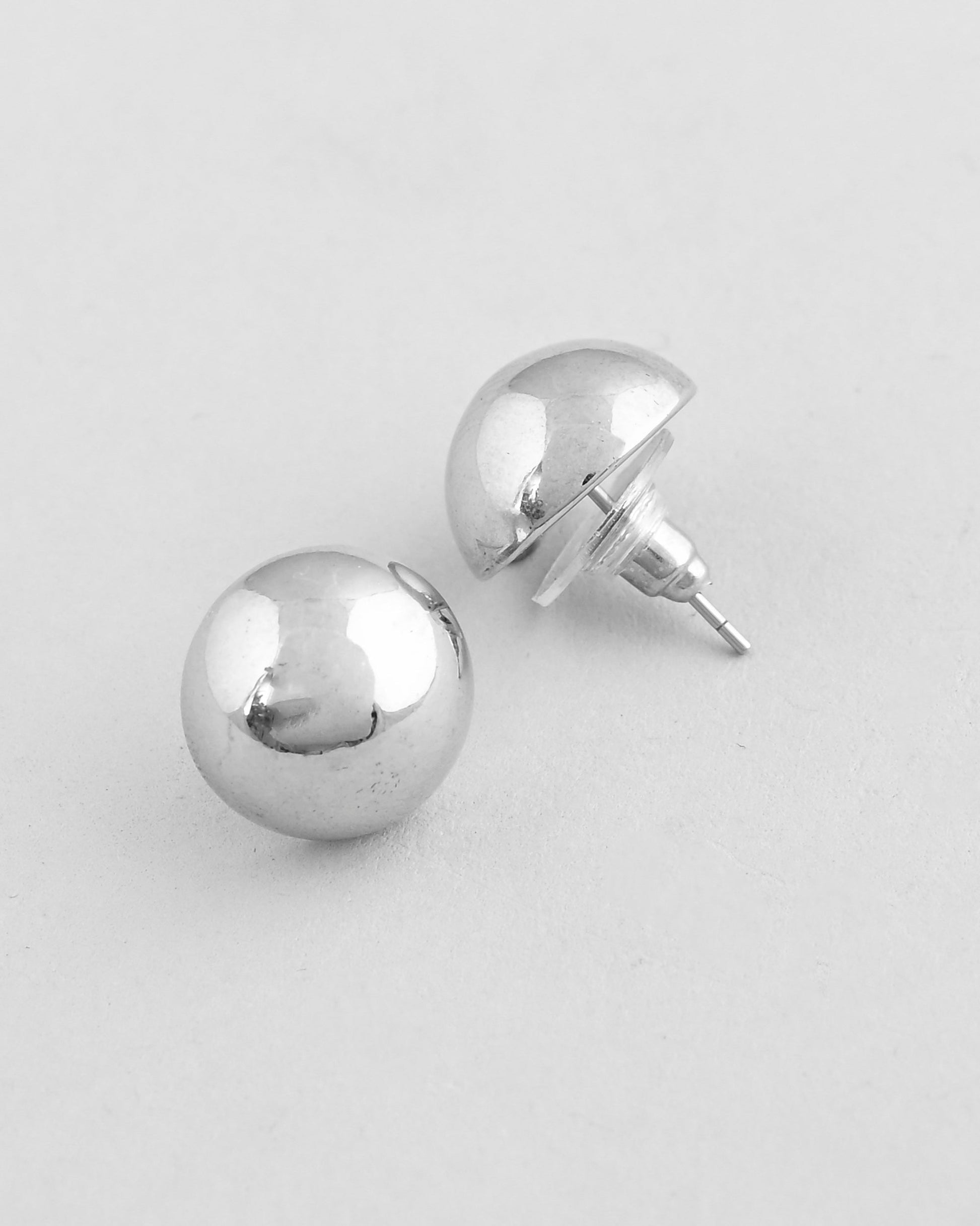 VOJ Silver Plated Long Necklace With Earrings Set VOJ (Valley Of Jewellery)