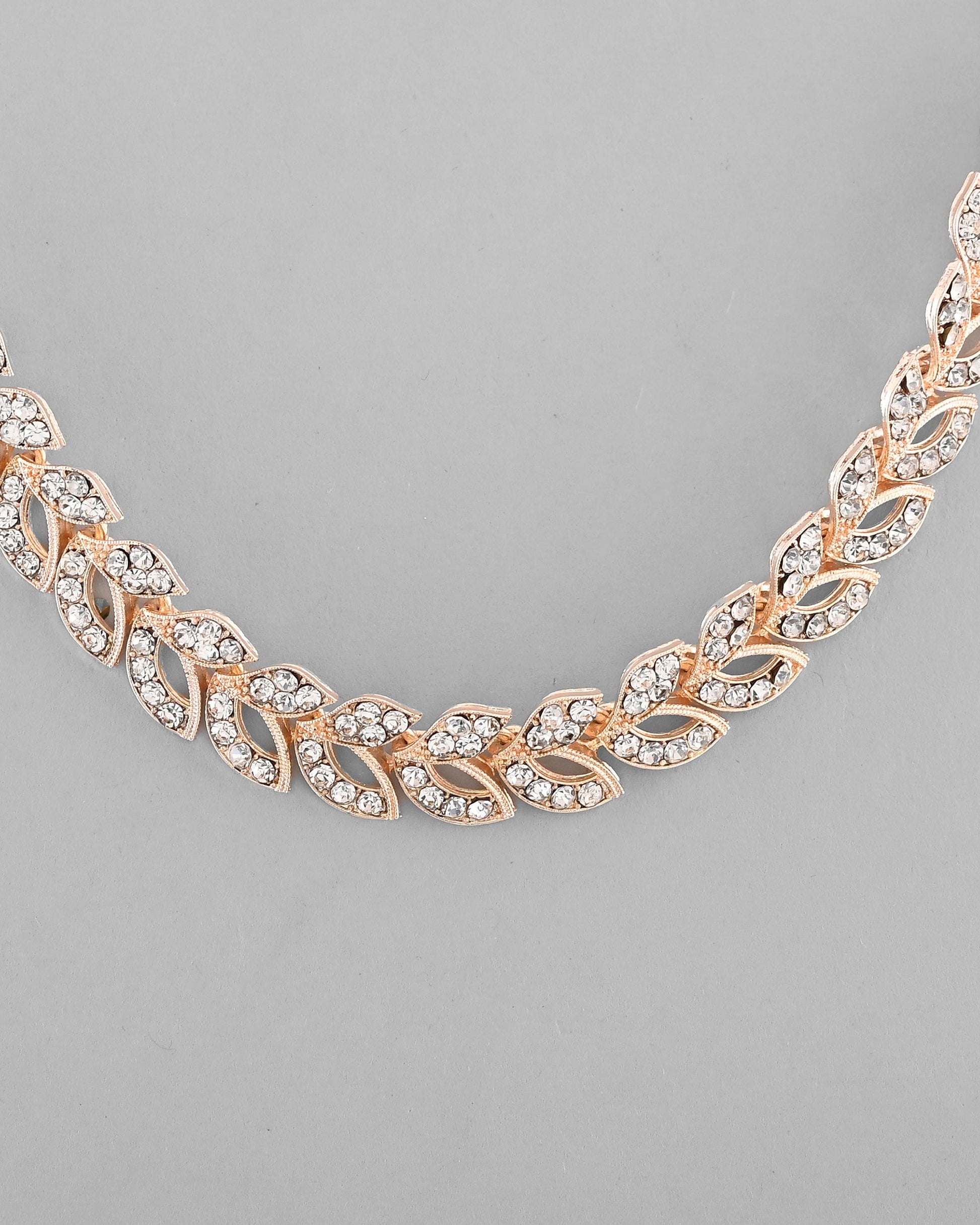 VOJ Gold-Polished CZ-Studded Jewellery Set With Mangtikka VOJ (Valley Of Jewellery)