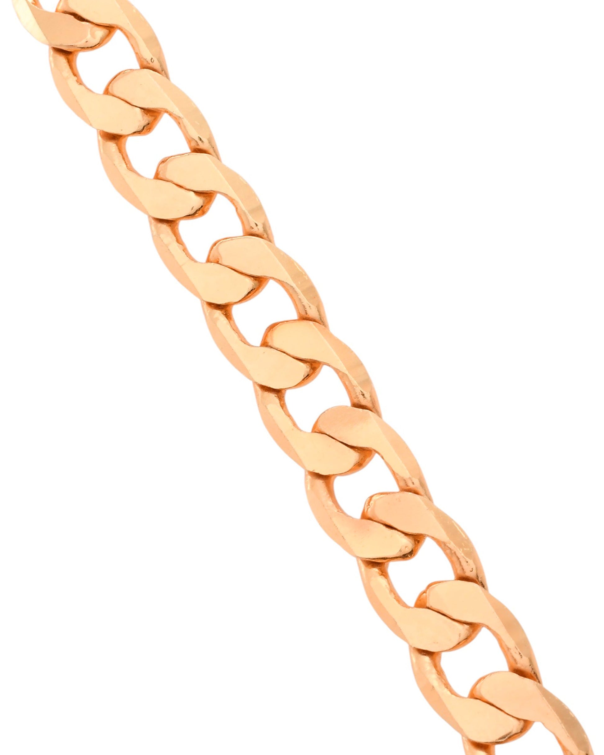 VOJ Gold Toned Elegent Men's Bracelet VOJ (Valley Of Jewellery)