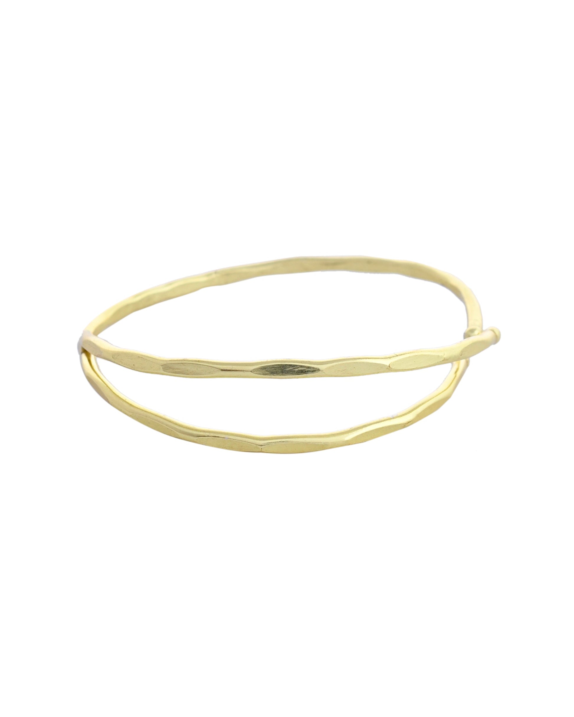 VOJ Gold-Polished Elegent Stylish Kada Bracelet VOJ (Valley Of Jewellery)
