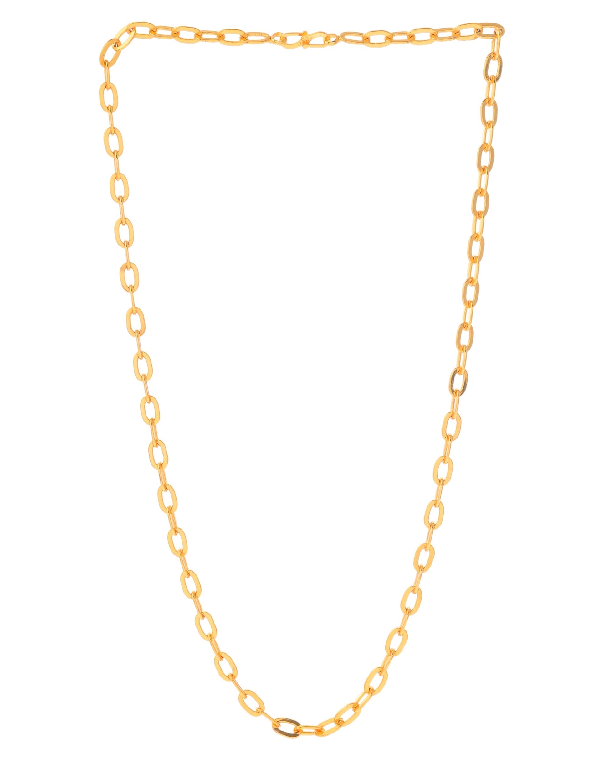 VOJ Women Gold-Polished Linked Chain 