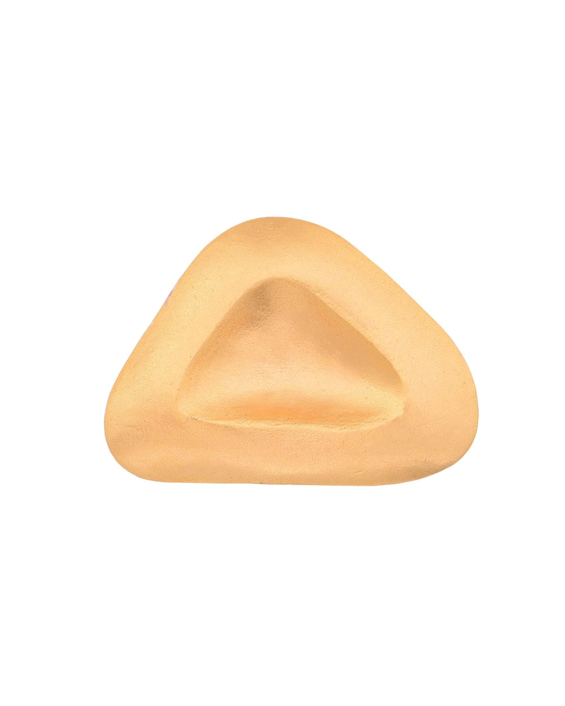 VOJ Gold Polished Geometric Shaped Big Ring 