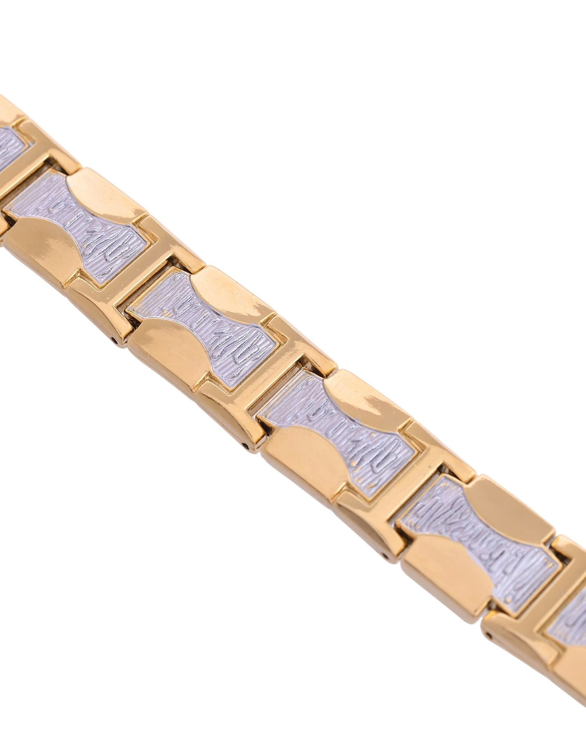 VOJ Double Toned Magnetic Bracelets For Men VOJ (Valley Of Jewellery)