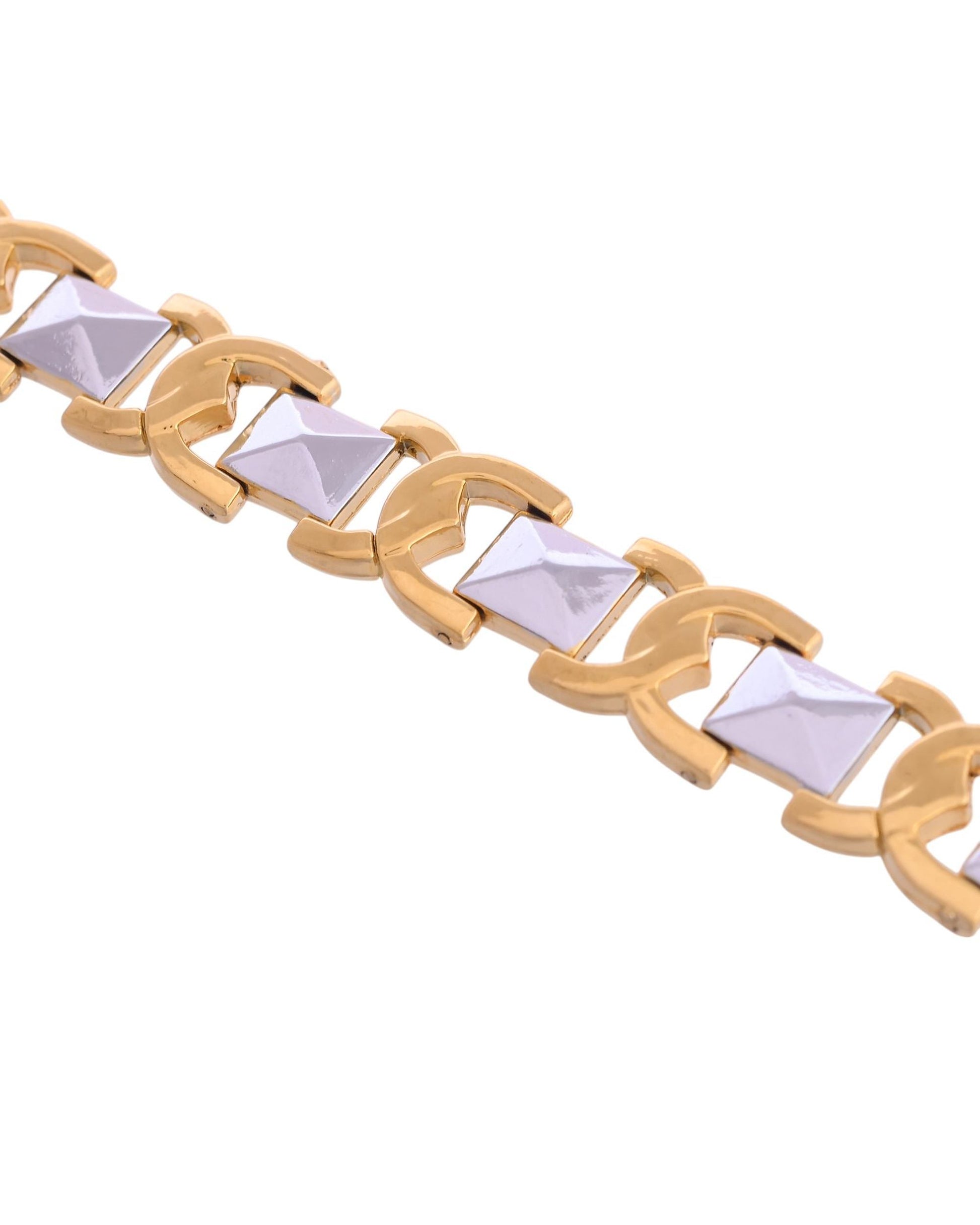VOJ Dual Plated Men's Loose Bracelet VOJ (Valley Of Jewellery)