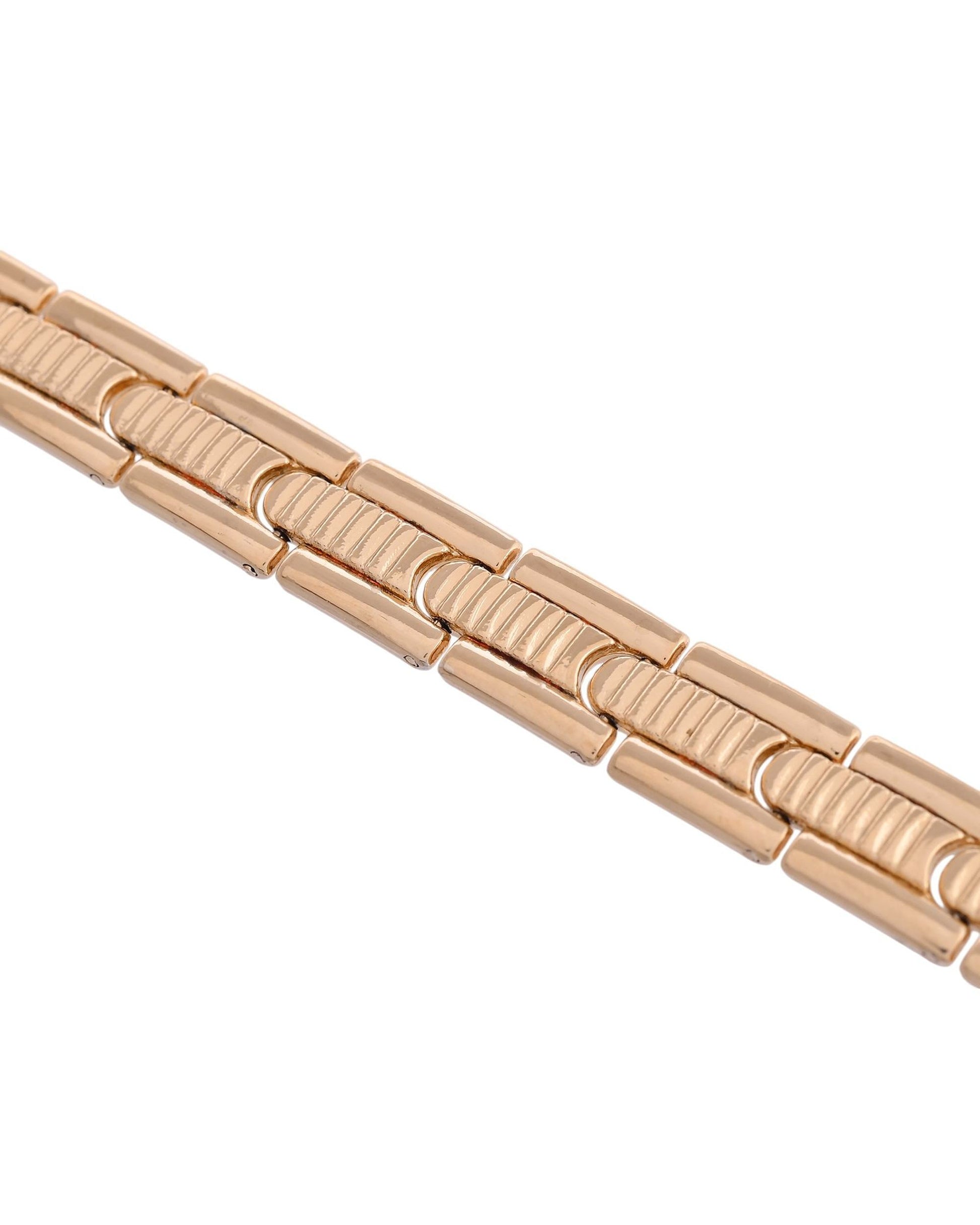 VOJ Stainless Steel Adjustable Titanium Magnetic Bracelets For Men VOJ (Valley Of Jewellery)