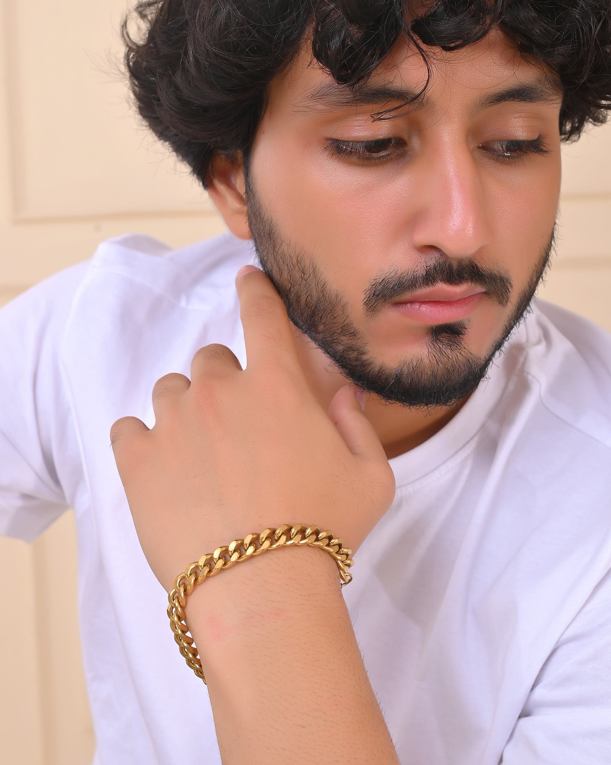 VOJ Stainless Steel Men's Linked Bracelet VOJ (Valley Of Jewellery)