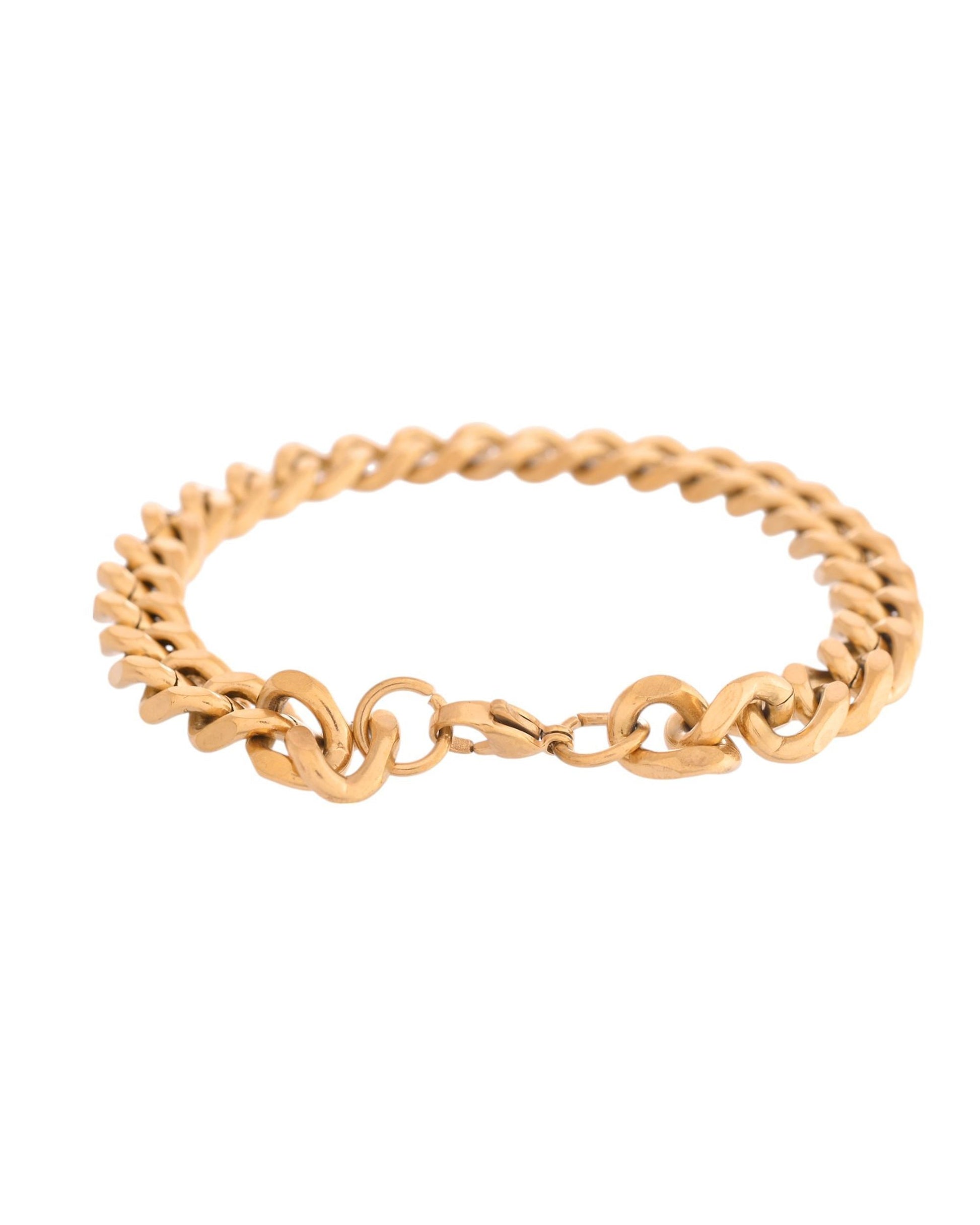 VOJ Stainless Steel Men's Linked Bracelet VOJ (Valley Of Jewellery)