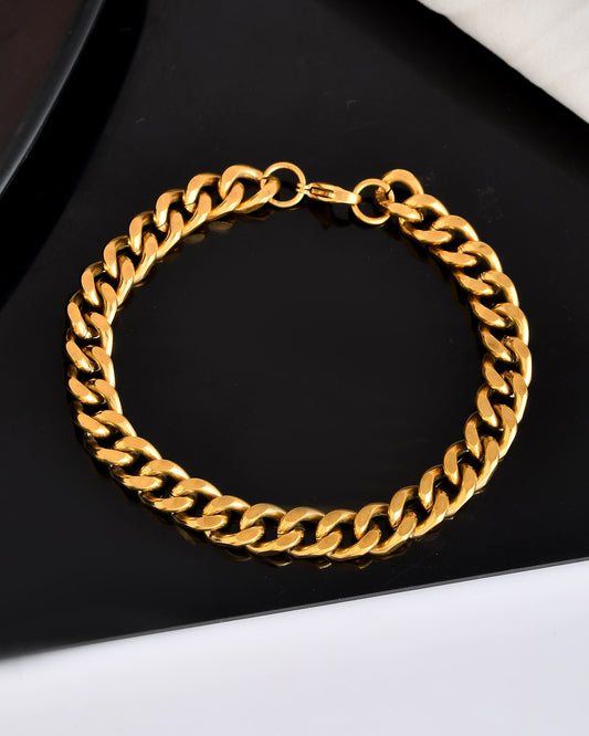 VOJ Stainless Steel Men's Linked Bracelet VOJ (Valley Of Jewellery)