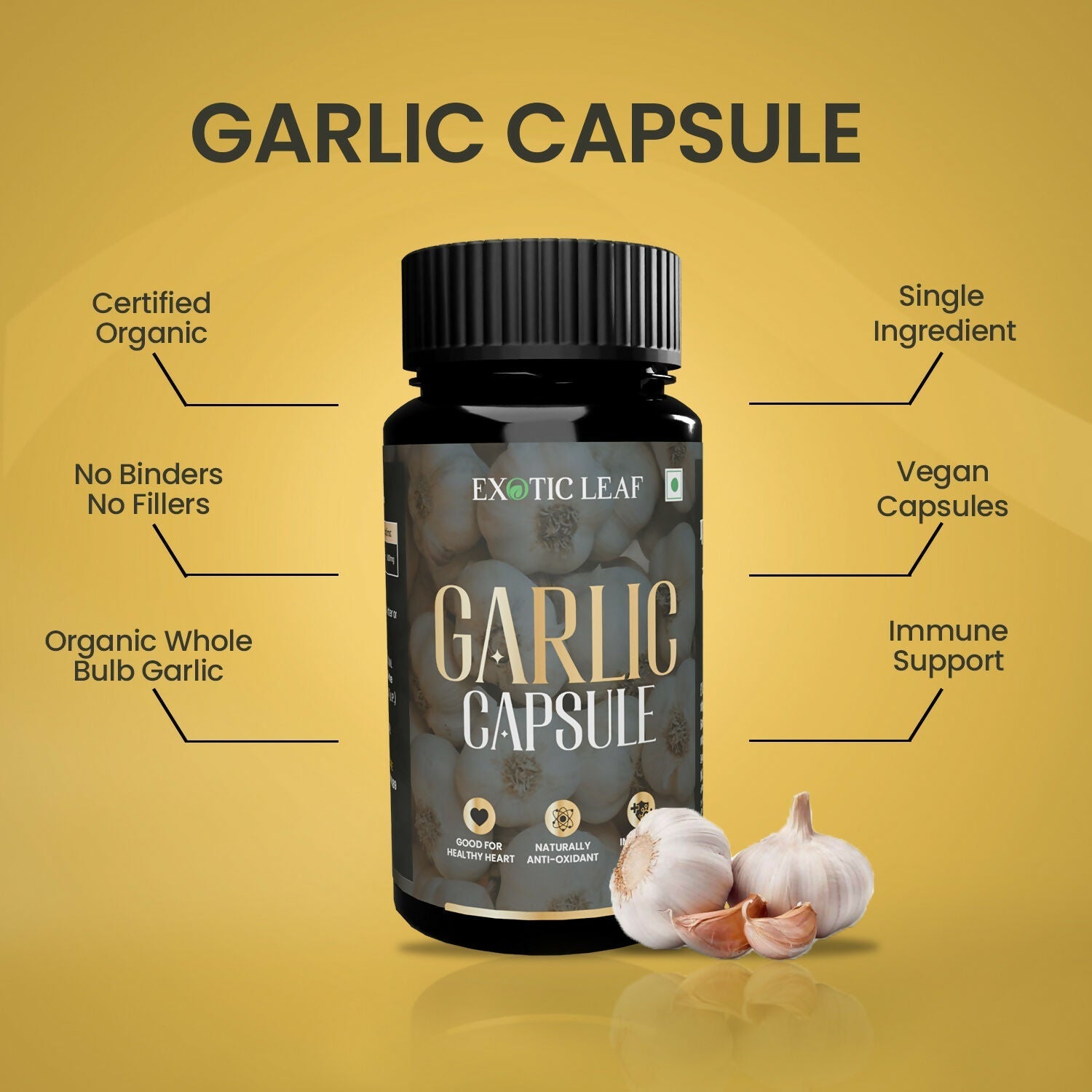 Exotic Leaf Garlic Capsules Exotic Leaf