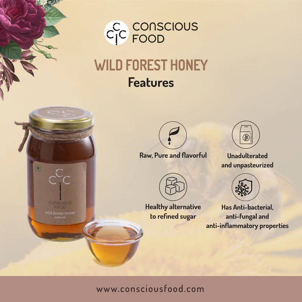 Conscious Food Wild Forest Honey 