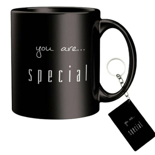 Pramonita Valentine Gifts (White Black, Ceramic Coffe Mug)