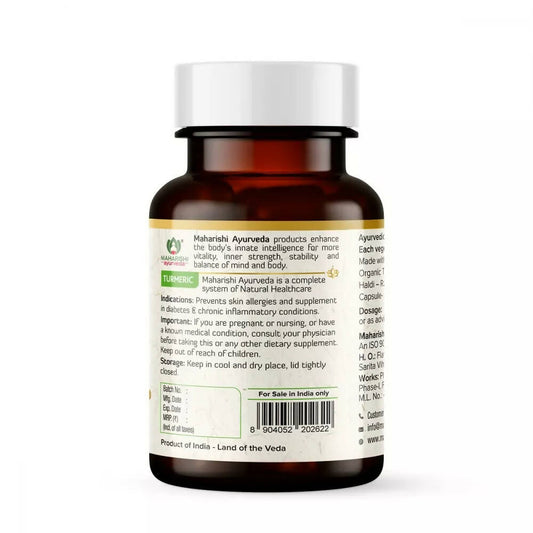Maharishi Ayurveda Organic Turmeric Capsules - Grab2buy