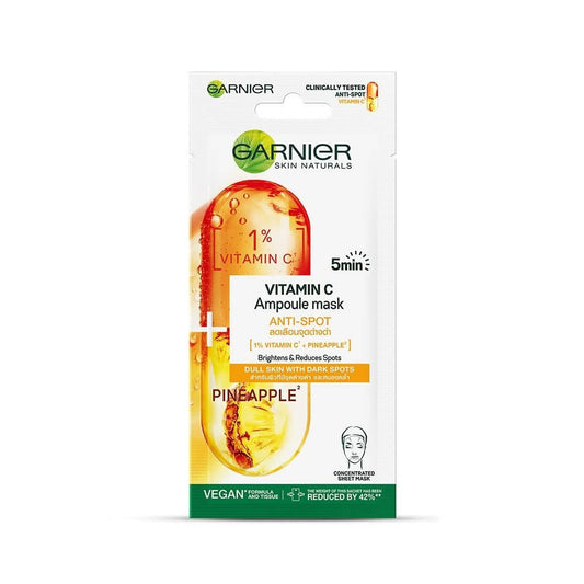 Garnier Vitamin C Serum Ampoule Pineapple Face Sheet Mask 