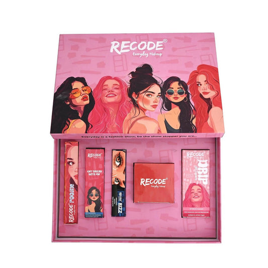 Recode Everyday Makeup Box 02 Medium(Yellow Undertone)- 5 in 1 Combo