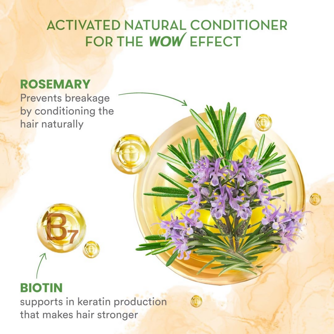 Wow Skin Science Rosemary With Biotin Anti Hair Fall Conditioner  Grab2Buy Wow Skin Science Grab2Buy