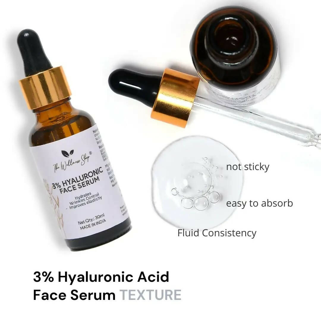 The Wellness Shop 3% Hyaluronic Face Serum  Grab2Buy The Wellness Shop Grab2Buy