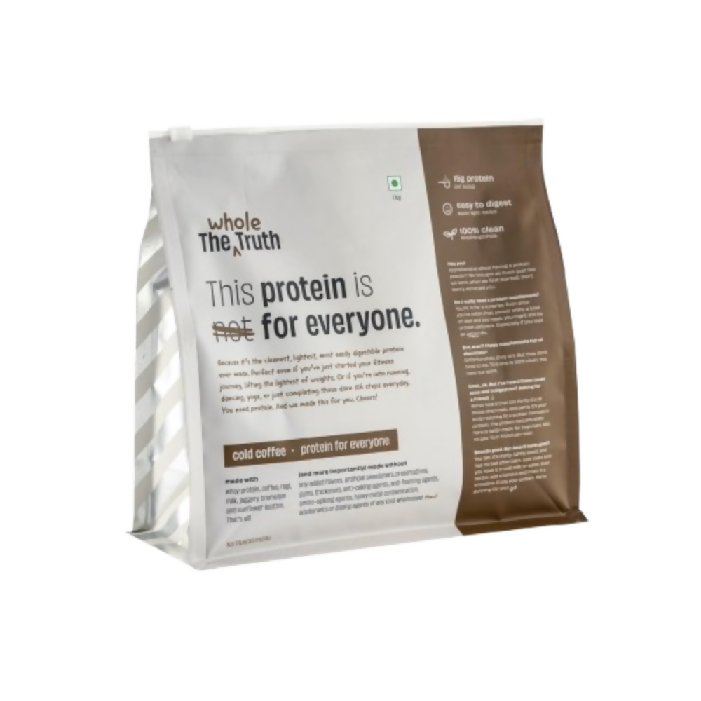 The Whole Truth 15g Protein/Scoop - Cold Coffee  Grab2Buy The Whole Truth Grab2Buy