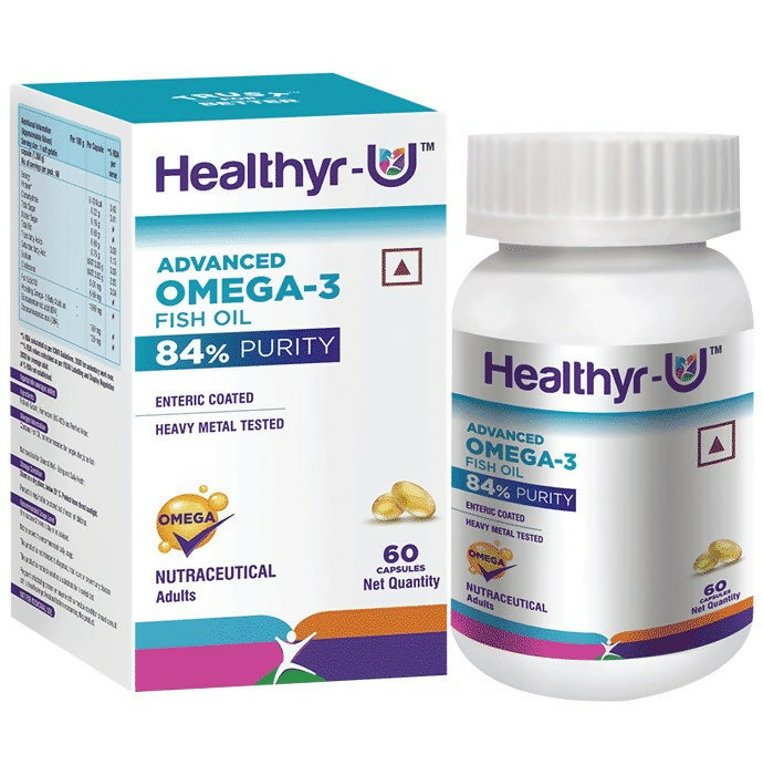 Healthyr-U Advanced Omega 3 Fish Oil Capsules - Grab2buy