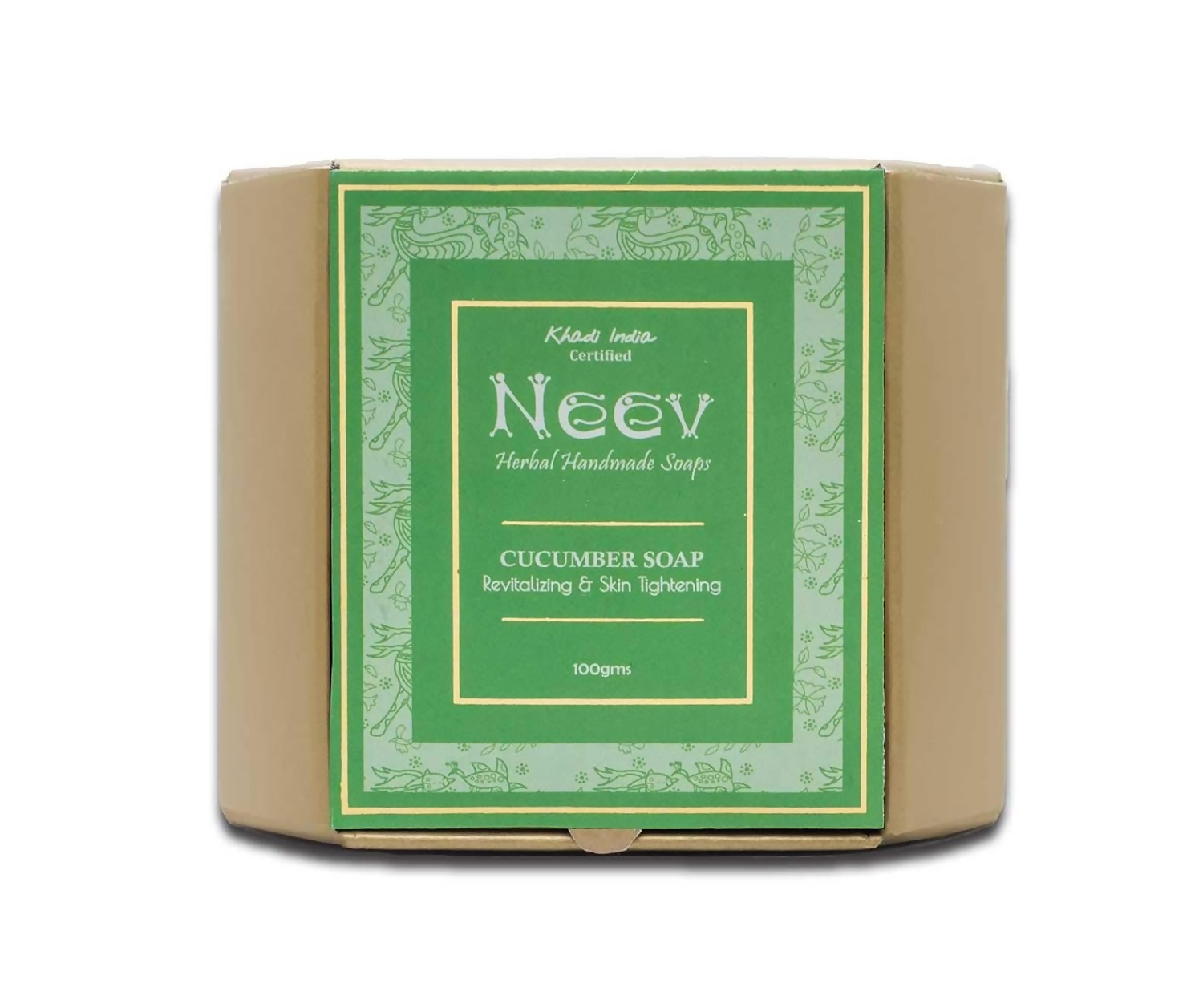 Neev Herbal Handmade Soaps Cucumber Soap Revitalizing and Skin Tightening