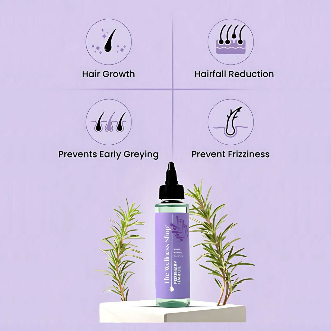 The Wellness Shop Rosemary Hair Oil  Grab2Buy The Wellness Shop Grab2Buy