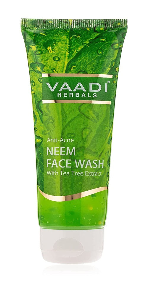 Vaadi Herbals Anti Acne Neem Face Wash with Tea Tree Extract  Grab2Buy Vaadi Herbals Grab2Buy