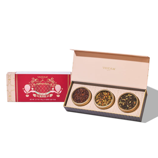 Blush, Tea Gift Set, 3 Teas 