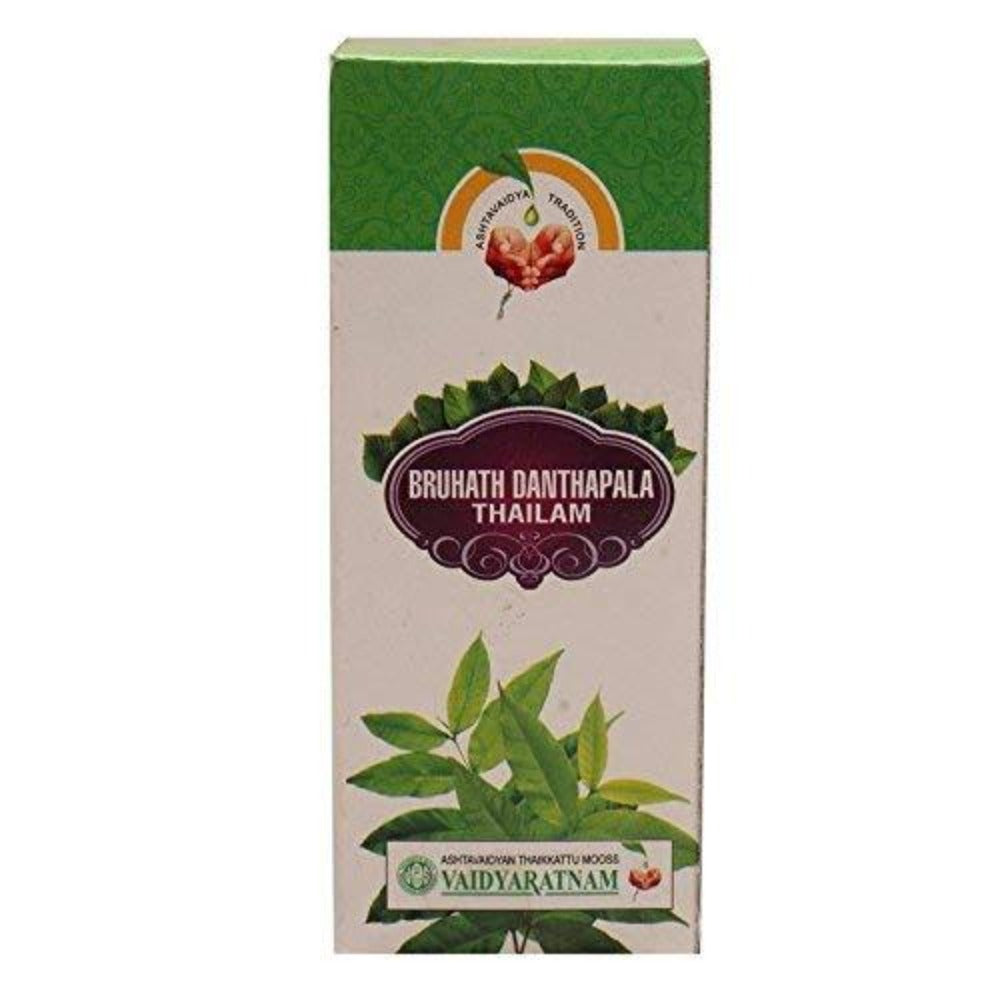 Vaidyaratnam Bruhath Danthapala Thailam – Kerala Ayurvedic Oil for Oral Health & Gum Care 
