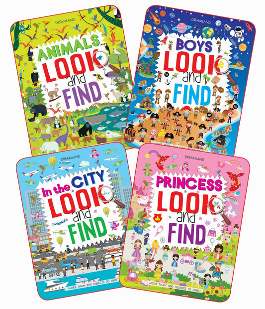Dreamland Look and Find Series (A set of 4 Books)