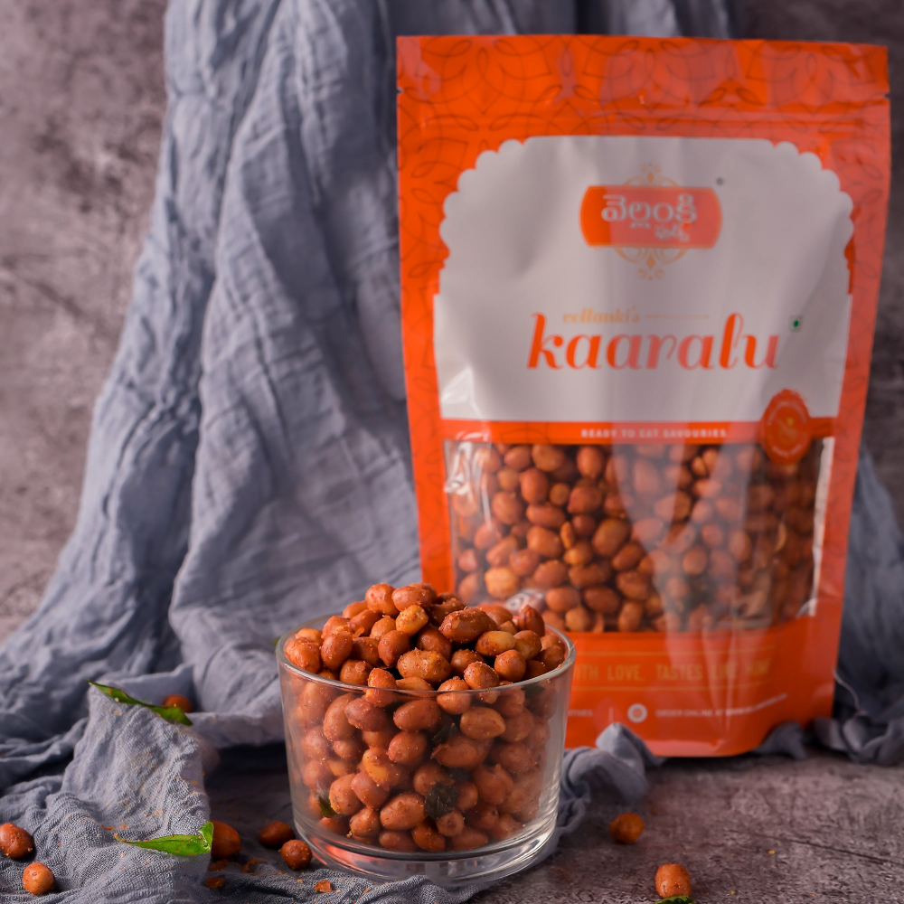 Vellanki Namkeen Karam Palli | Authentic Indian Spicy Peanuts 